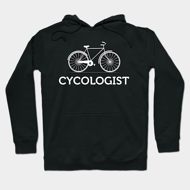 Vintage Cycologist Bike T-Shirt Hoodie by Bequeen